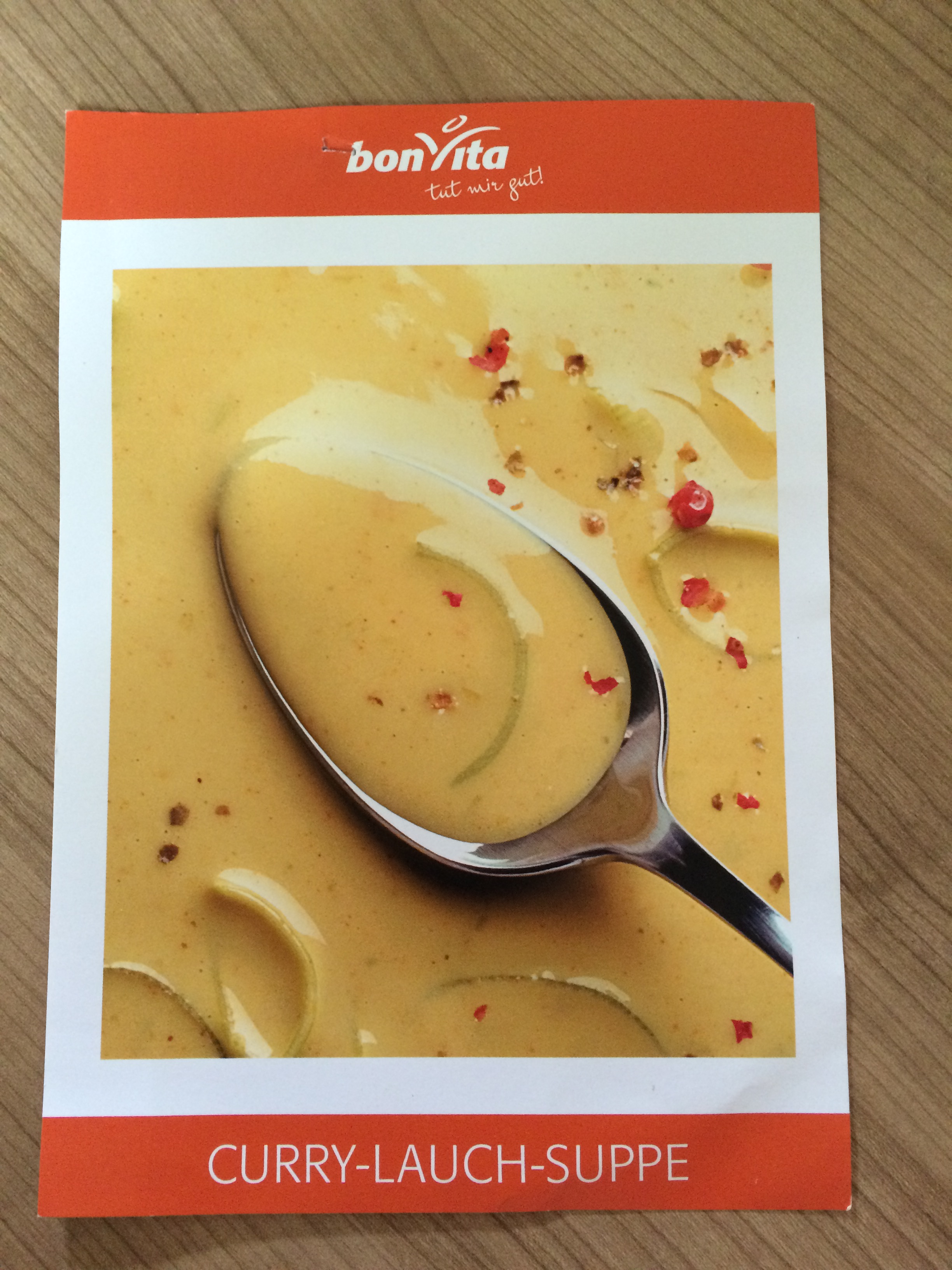 BonVita Curry Lauch Suppe Probenqueen