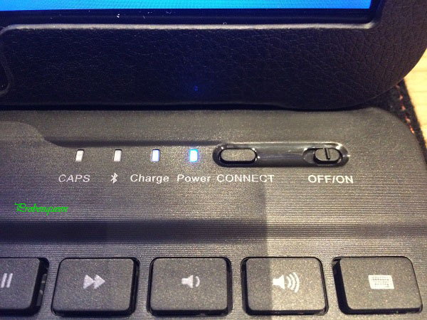 Sharon Tablet Hülle für Samsung mit Tastatur Power on Probenqueen