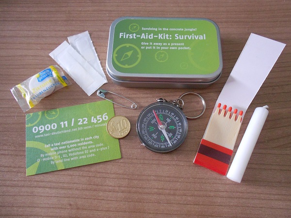 First-Aid-Kit: Survival gesamt ausgepackt Probenqueen