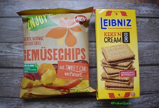 Brandnoozbox Januar 2017 Enjoy Gemüsechips und Leibnisz Cream Kekse - Probenqueen