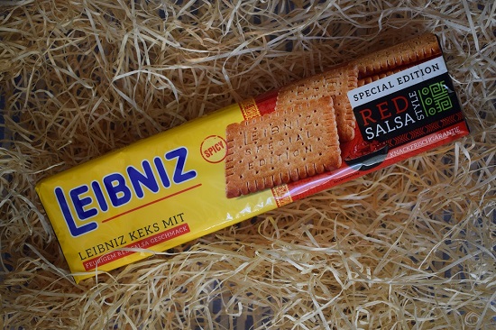 Brandnooz Box Juni 2017 - Packung Leibniz Keks red salsa - Probenqueen